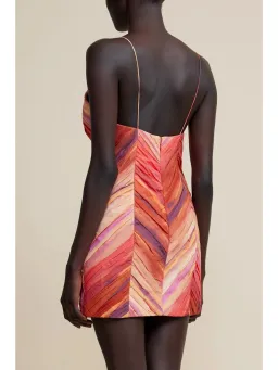 Acler Marley Mini Dress in Watercolour Horizon Size AU 12 for rent on The Volte - image 2