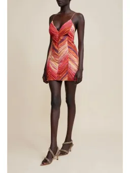 Acler Marley Mini Dress in Watercolour Horizon Size AU 12 for rent on The Volte - image 1