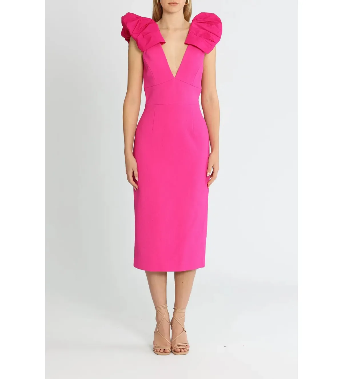 Rebecca Vallance Cupid's Bow Dress Pink Size 8 - Image 2