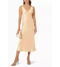 Acler Wycombe Midi Dress Buttermilk Size 12 for rent on The Volte - image 2