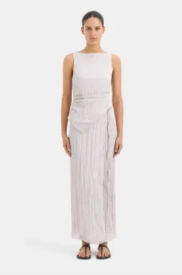 Sir The Label Ligera Top Size 0/Au 6 And Wrap Skirt Size 0p/Au 6P Set Silver for rent on The Volte - image 1