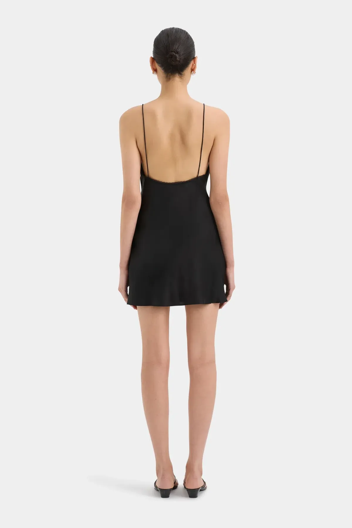 Sir The Label Aries Slip Mini Dress Black Size 2/Au 10 - Image 3