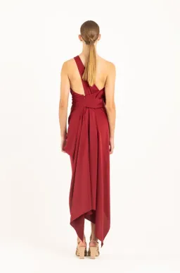 One Fell Swoop Philly Dress Black Cherry Size 8 for rent on The Volte - image 2