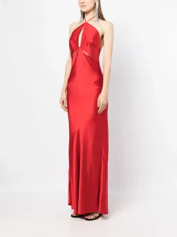 Rachel Gilbert Rozalia Cutout Dress Red Size 8 for rent on The Volte - image 1
