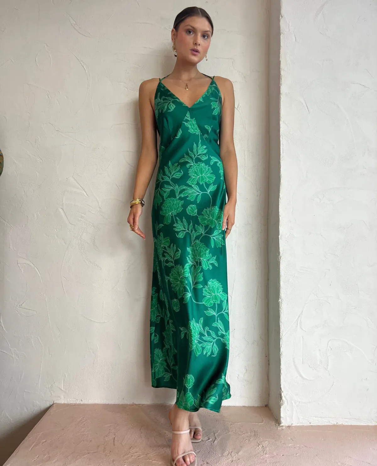 Hansen and Gretel Delphine Dress Green Size 10 - Image 1