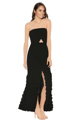 Premonition Odile Evening Dress Black 8 for rent on The Volte - image 3