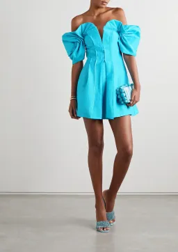 Cult Gaia Asal Mini Dress Blue Size 4 for rent on The Volte - image 1