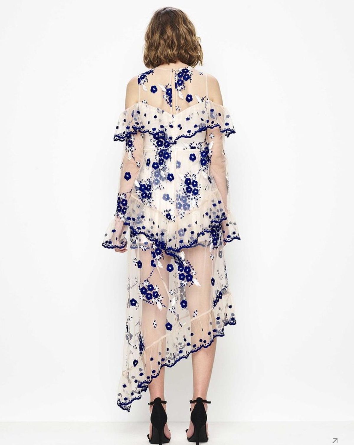 Alice McCall Mirage Gown Nude Blue Size 12 - Image 3