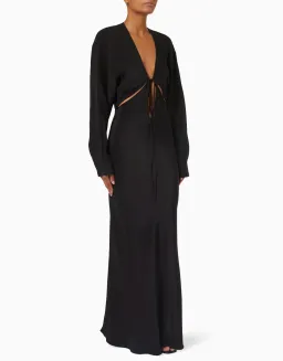 Christopher Esber Triquetra Maxi Dress Black Size 6 for rent on The Volte - image 2