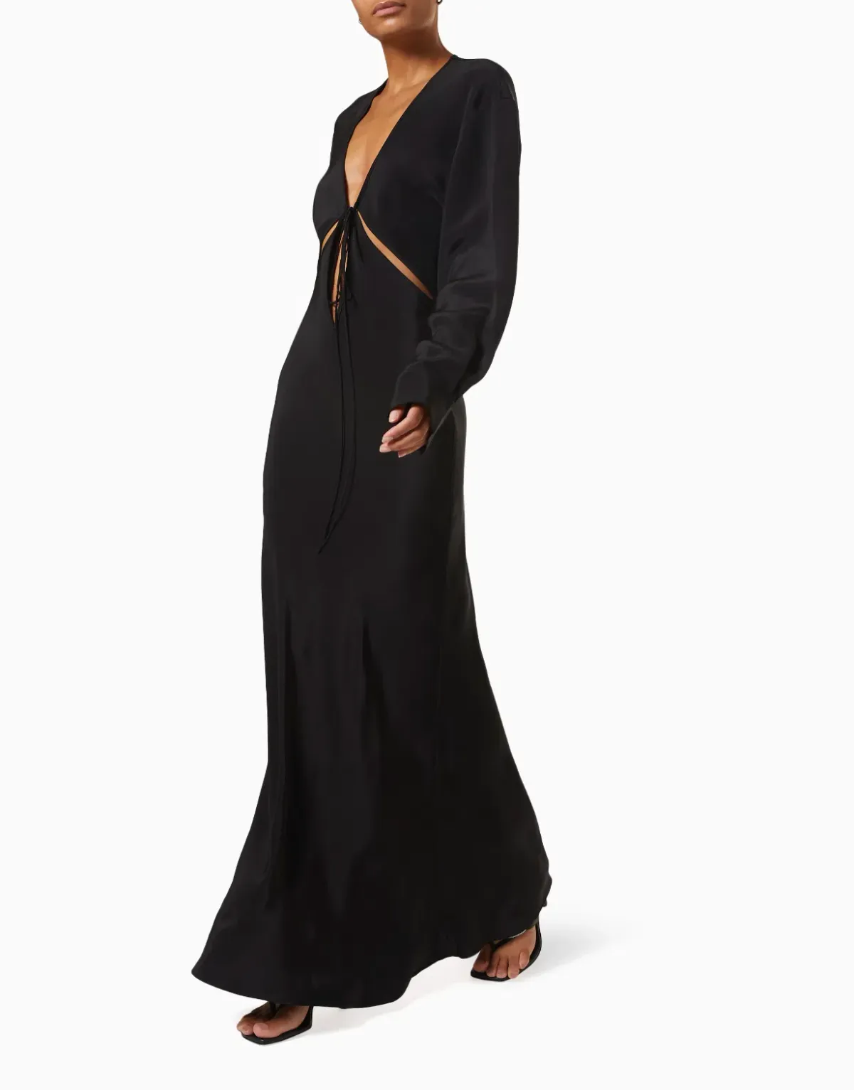 Christopher Esber Triquetra Maxi Dress Black Size 6 - Image 1