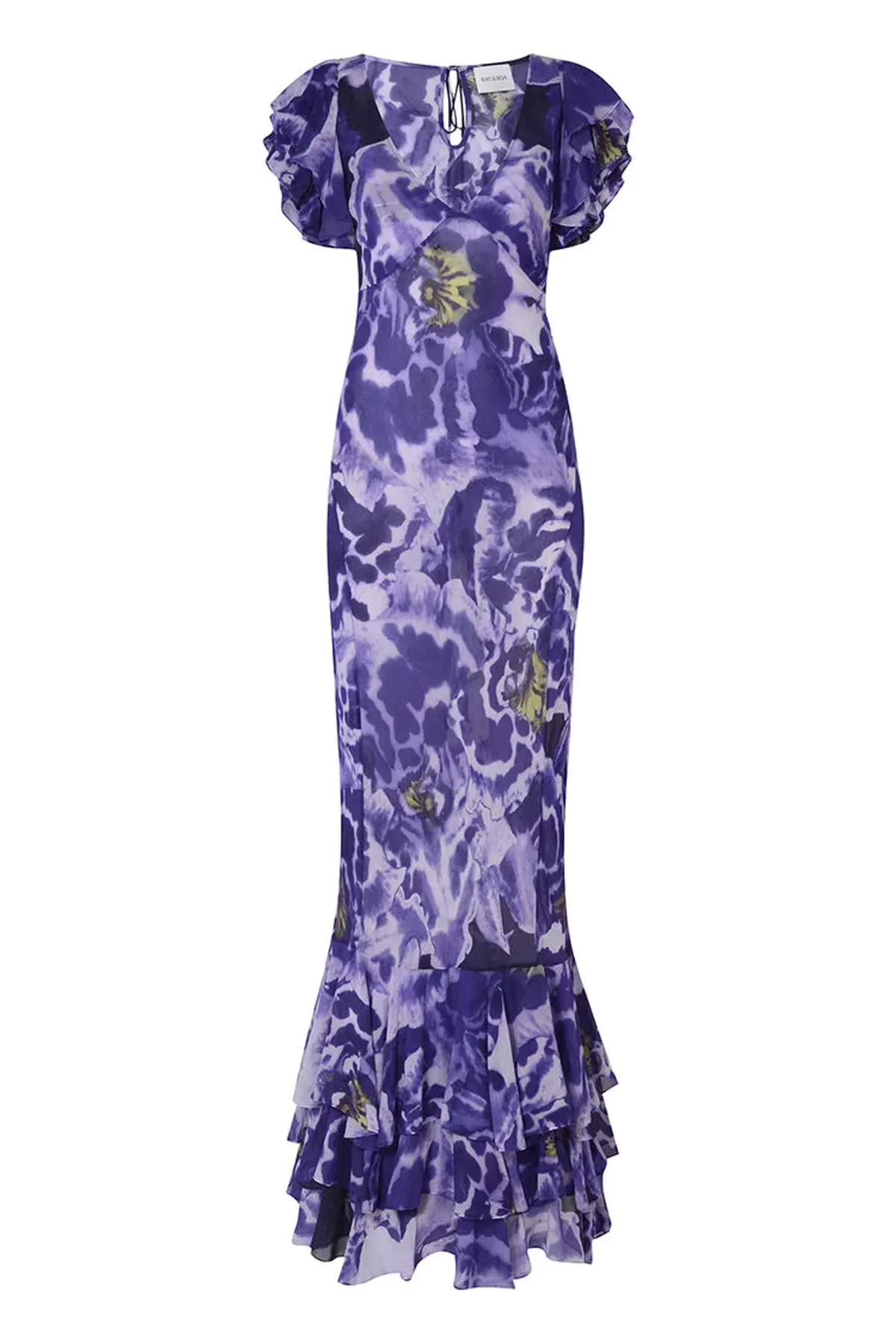 Rat & Boa Lucille Maxi Dress Purple Size S / AU 8 - Image 3