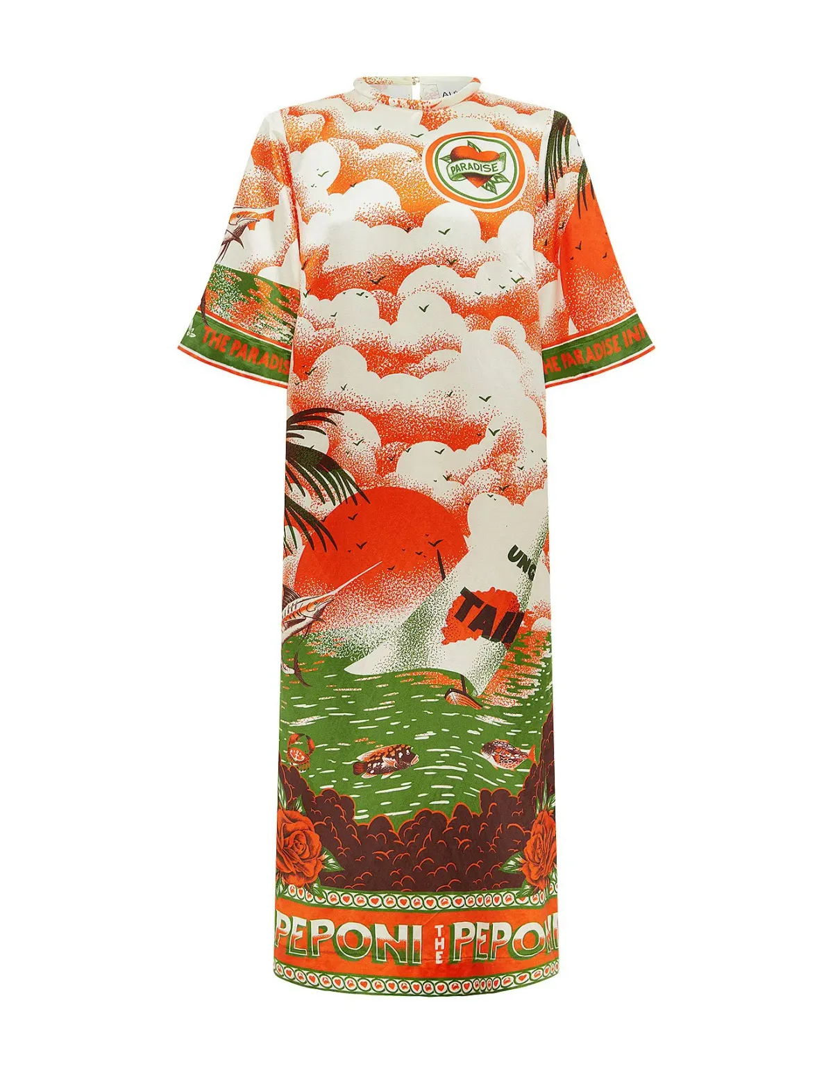 Alemais Bungalow Midi Dress Multi Size 10 - Image 2