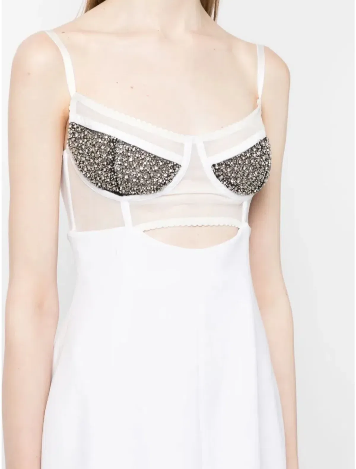 Rachel Gilbert Hartley Mini Dress Ivory Size 3/AU12 - Image 5