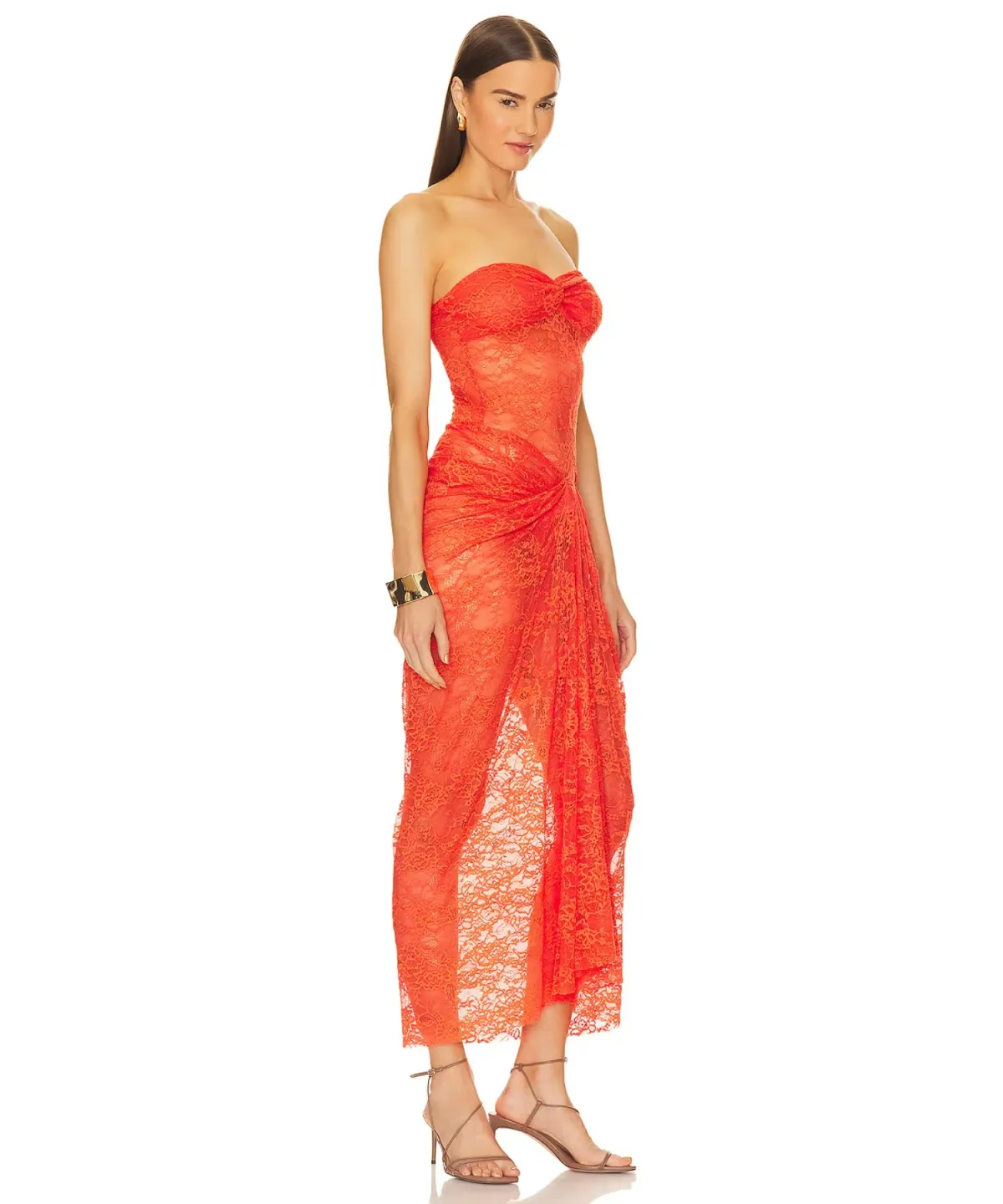 Natalie Rolt Naomi Dress Tangerine Size 1 / AU 8 - Image 2