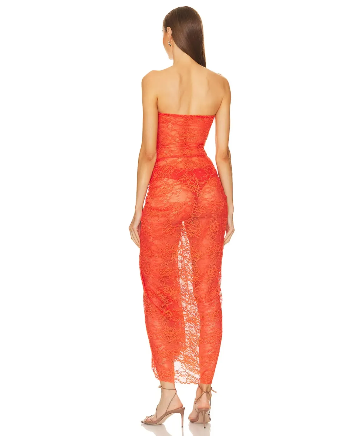 Natalie Rolt Naomi Dress Tangerine Size 1 / AU 8 - Image 3