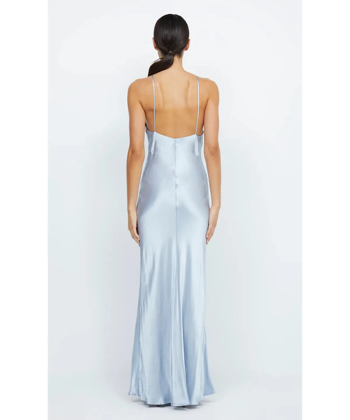 Bec & Bridge Moon Dance Maxi V Dress Dusty Blue Size AU 10 - Image 3