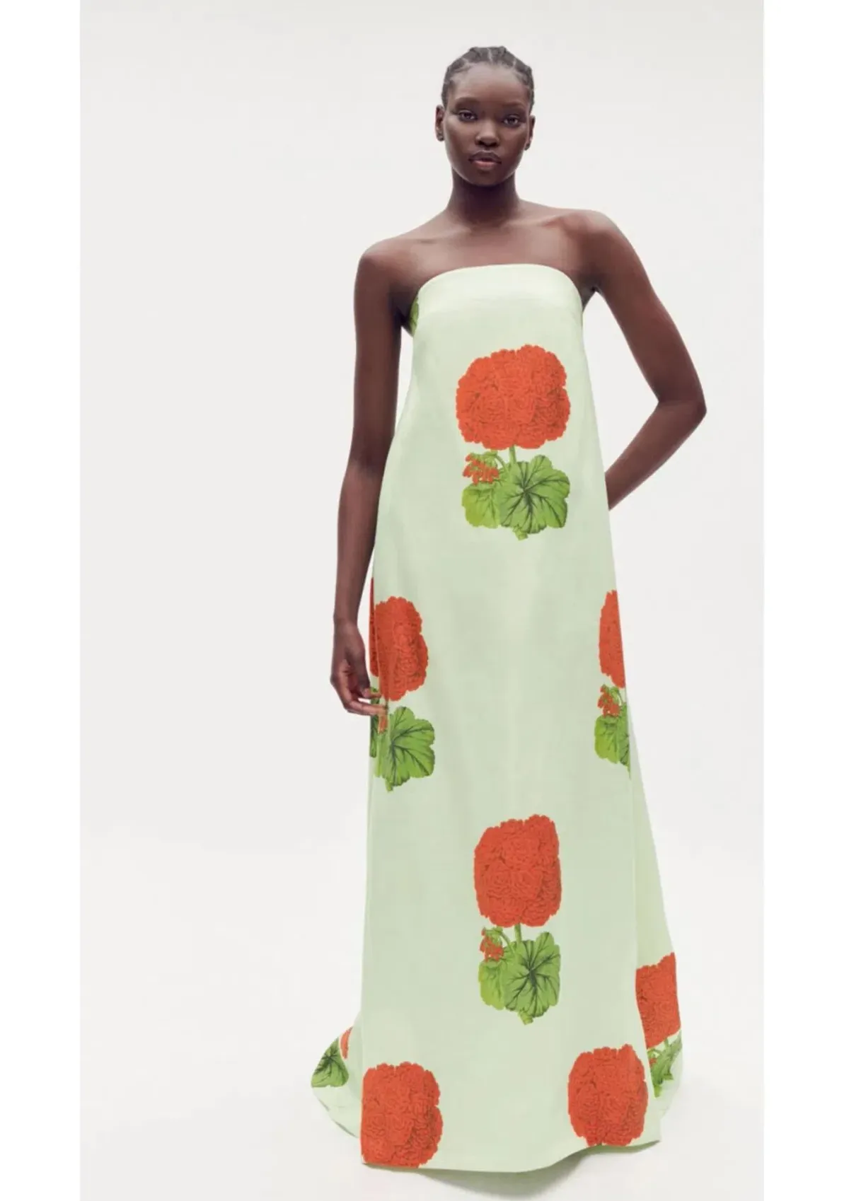 Oroton Posie Geranium Gown Sea Spray Size 6 - Image 2