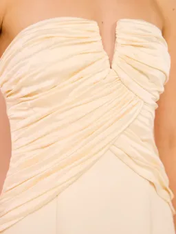 Auteur Gianna Mini Dress In Cream Size M / AU 10 for rent on The Volte - image 3