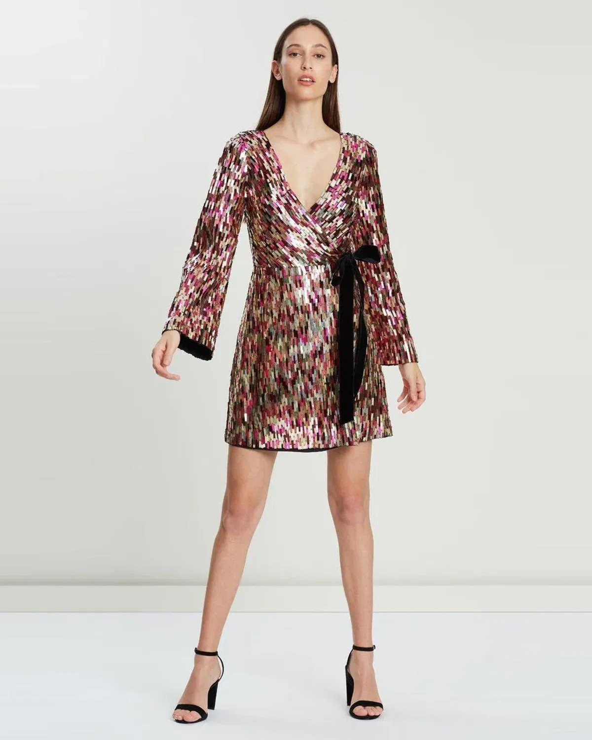 Rachel Gilbert Lilika Mini Dress Multi Size 5 / AU 16 - Image 1