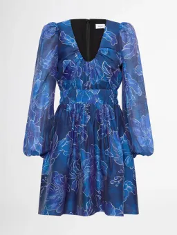 Sheike Tokyo Floral Mini Dress Blue Size 16 for rent on The Volte - image 4