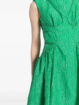 Rachel Gilbert Celia Midi Dress in Apple Green Size 2 / AU 10 for rent on The Volte - image 4