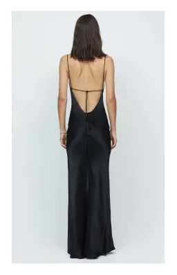 Bec and Bridge Ren Split Maxi Dress Black Size 6 for rent on The Volte - image 2