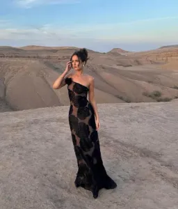 Arcina Ori Marcella Dress Black Size 6  for rent on The Volte - image 1