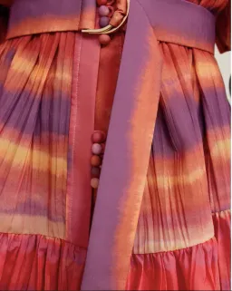 Acler Cardine Mini Dress Watercolour Horizon Size 8 for rent on The Volte - image 6