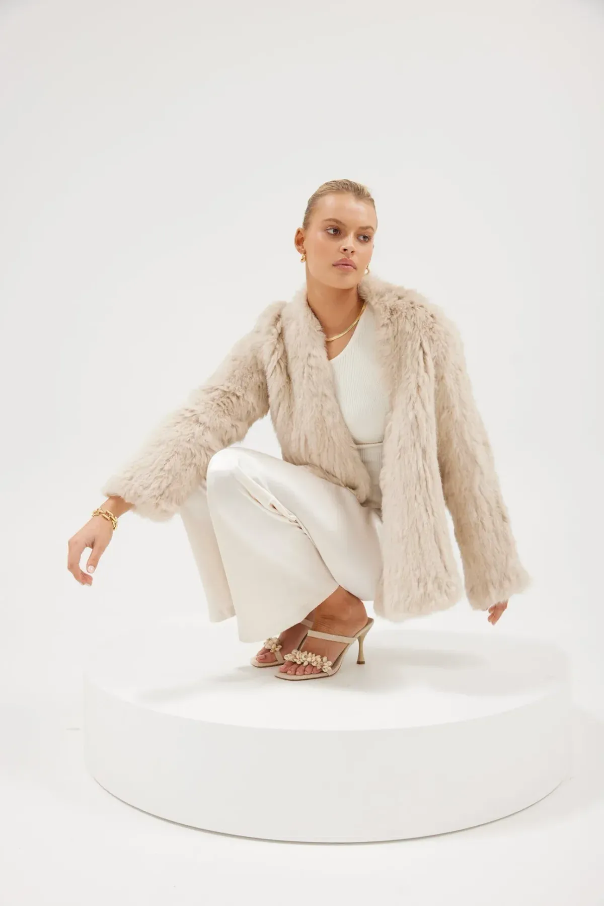 Bubish Valencia Jacket in Oatmeal Size 12  - Image 2