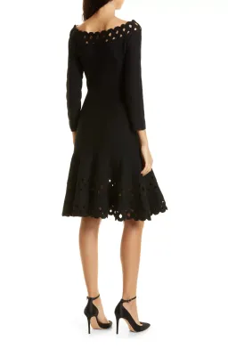 Emporio Armani  Madonna Cutout A Line Dress Black Size IT 40 / AU 12 for rent on The Volte - image 3