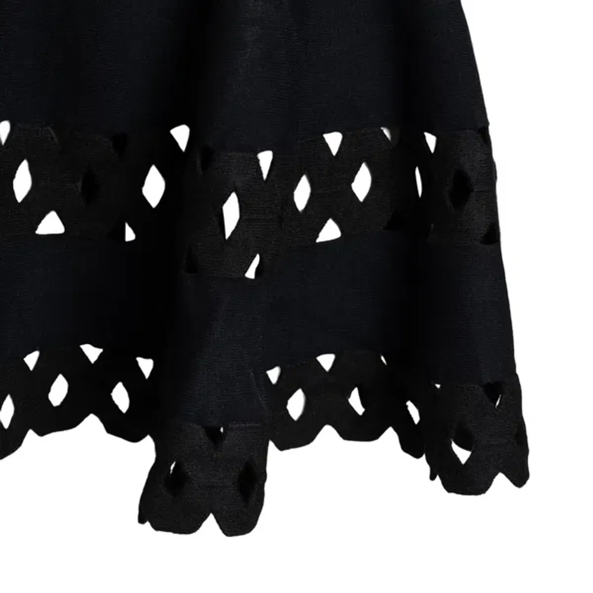 Emporio Armani  Madonna Cutout A Line Dress Black Size IT 40 / AU 12 - Image 10