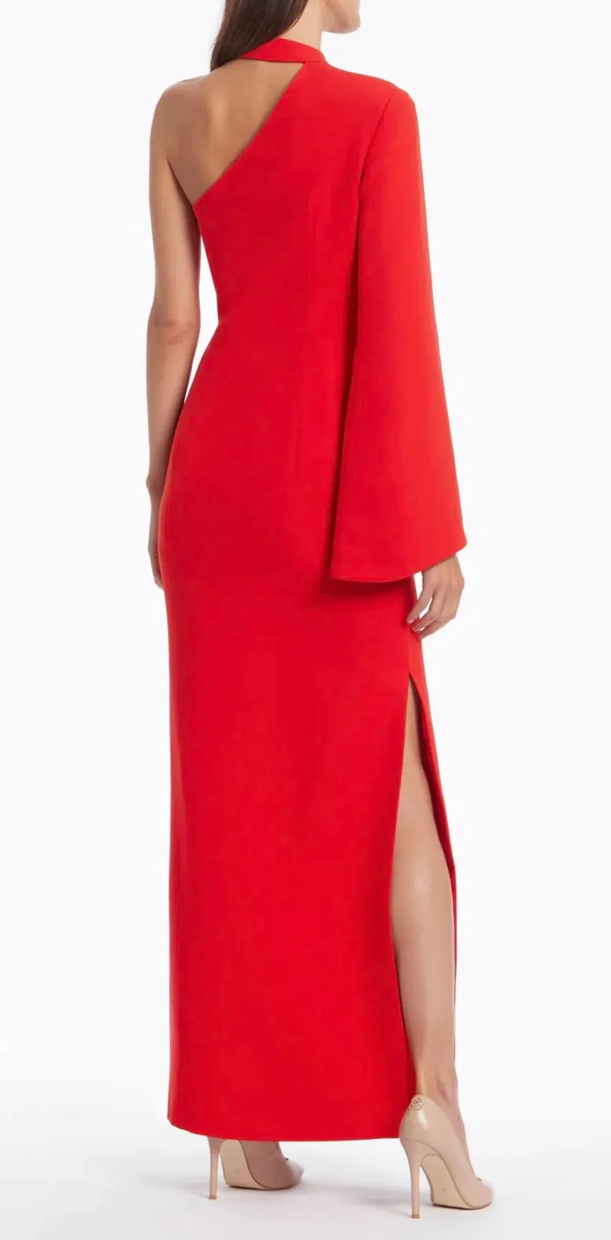 Carla Zampatti Hollywood Gown Red Size 8 - Image 3