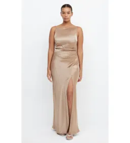 Bec & Bridge The Dreamer Maxi Dress Golden Size 10 for rent on The Volte - image 1