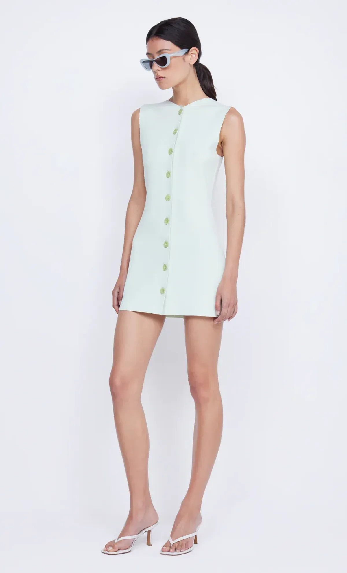 Bec & Bridge Ilora Knit Mini Dress in Mint Size 10 - Image 2