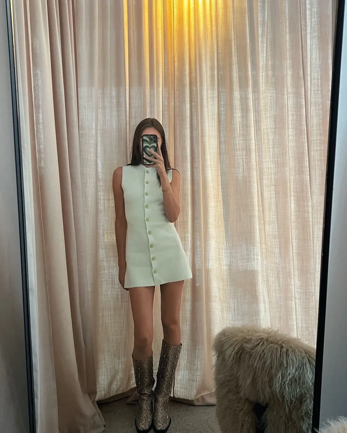 Bec & Bridge Ilora Knit Mini Dress in Mint Size 10 - Image 4