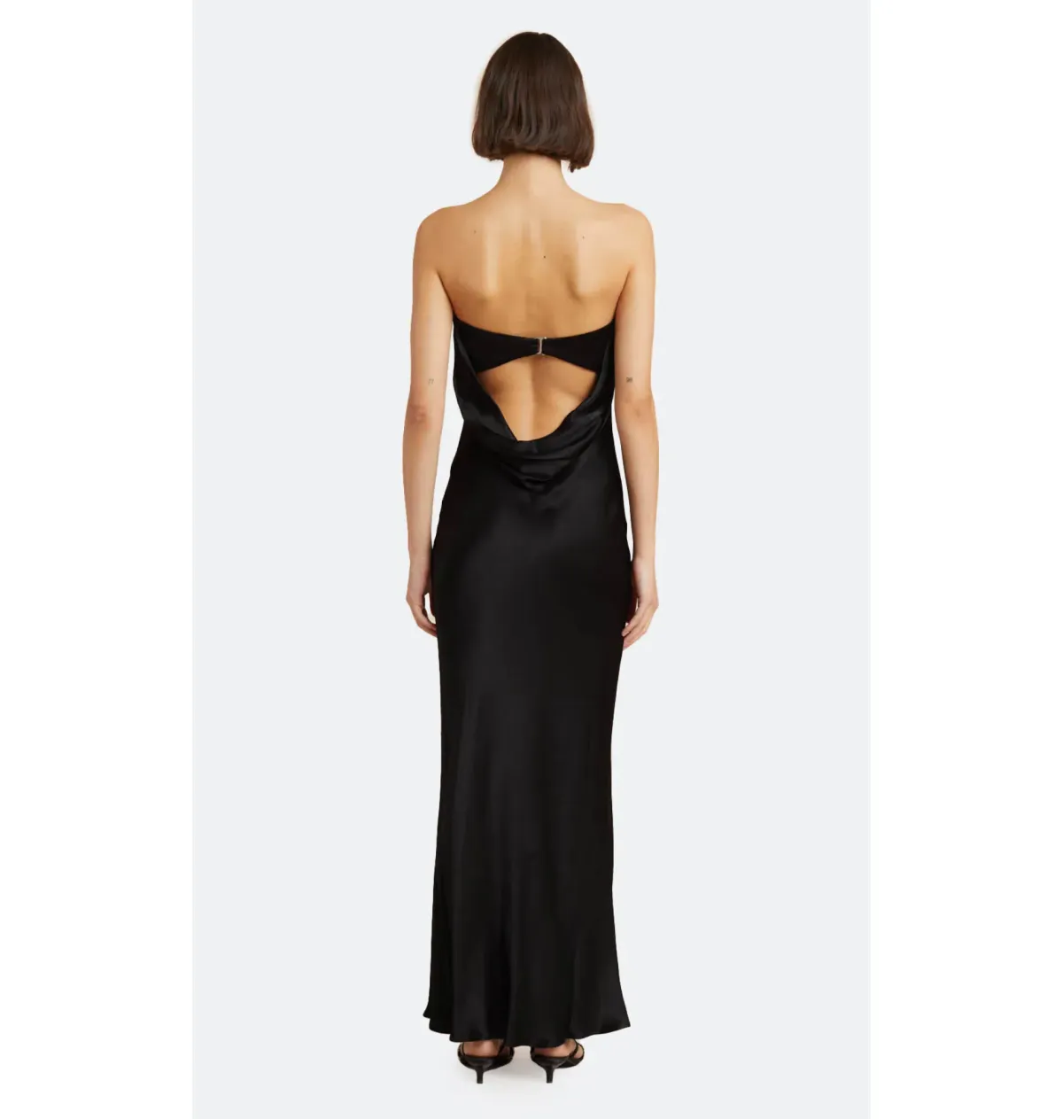 Bec & Bridge Moon Dance Strapless Dress in Black Size AU 6 - Image 4