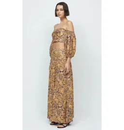 Bec & Bridge Samara Long Sleeve Crop Top Floral Print Size 8/S for rent on The Volte - image 3