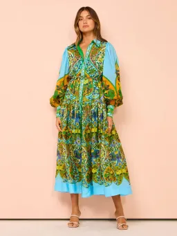 Alemais Sofie Shirtdress In Multi Size AU 12 for rent on The Volte - image 2