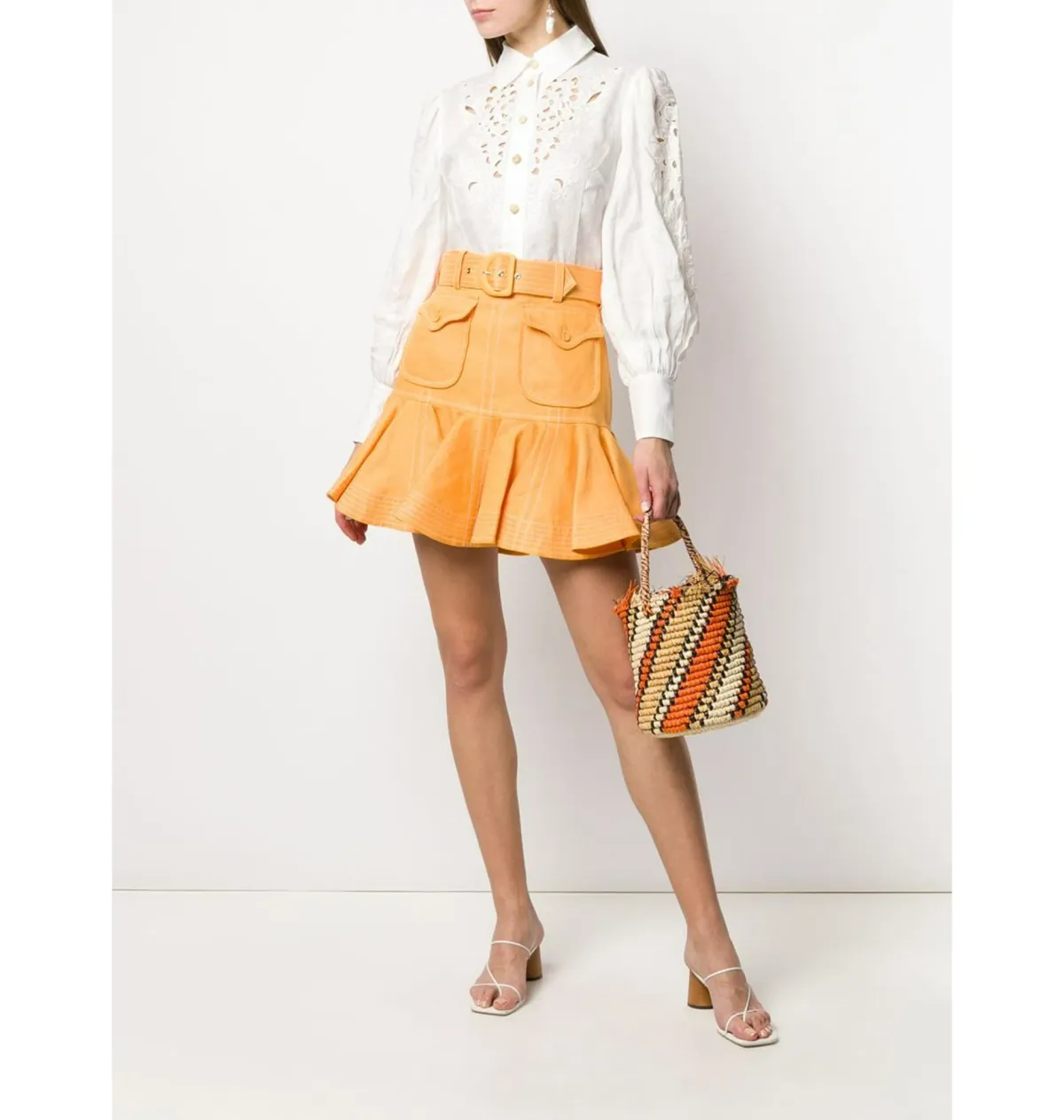 Zimmermann Super Eight Safari Skirt Yellow Size 2 / AU  - Image 1