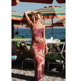 With Harper Lu Bloom Dress Mesh Fuchsia Size AU 6 for rent on The Volte - image 4