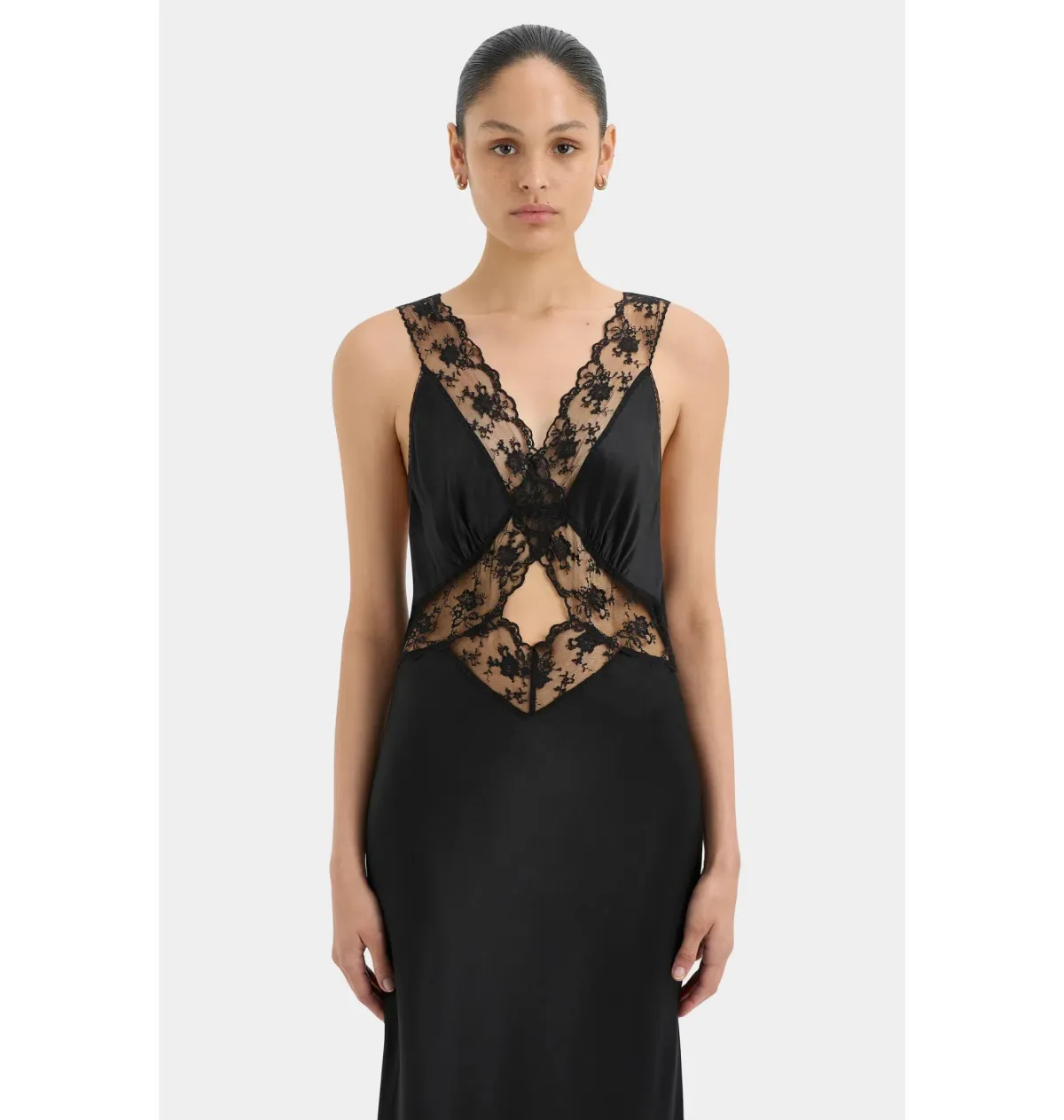 Sir The Label Aries Cut Out Gown In Black Size 1 / AU 8 - Image 3