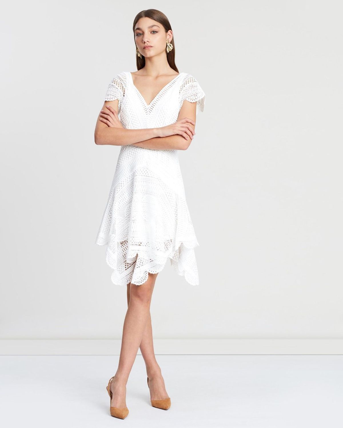 Lover Ode Lace Mini Dress - Image 1