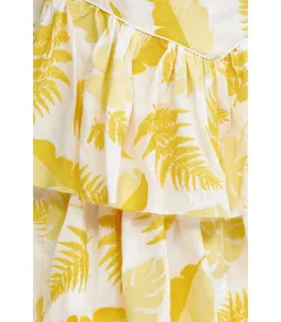 Acler Wray Dress Yellow Print Size 8 for rent on The Volte - image 6