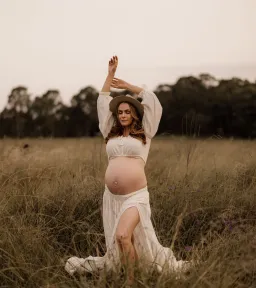 We Are Reclamation There Is Nothing Quite Like You Two Piece Ivory Gown One Size for rent on The Volte - image 2