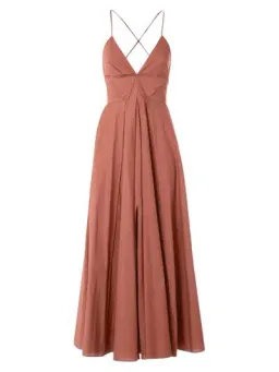 Scanlan Theodore Parachute Cotton Dress in Sienna Dusty Pink Size 8 for rent on The Volte - image 4