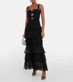 Rebecca Vallance Amelia Gown Black Size 8 for rent on The Volte - image 1