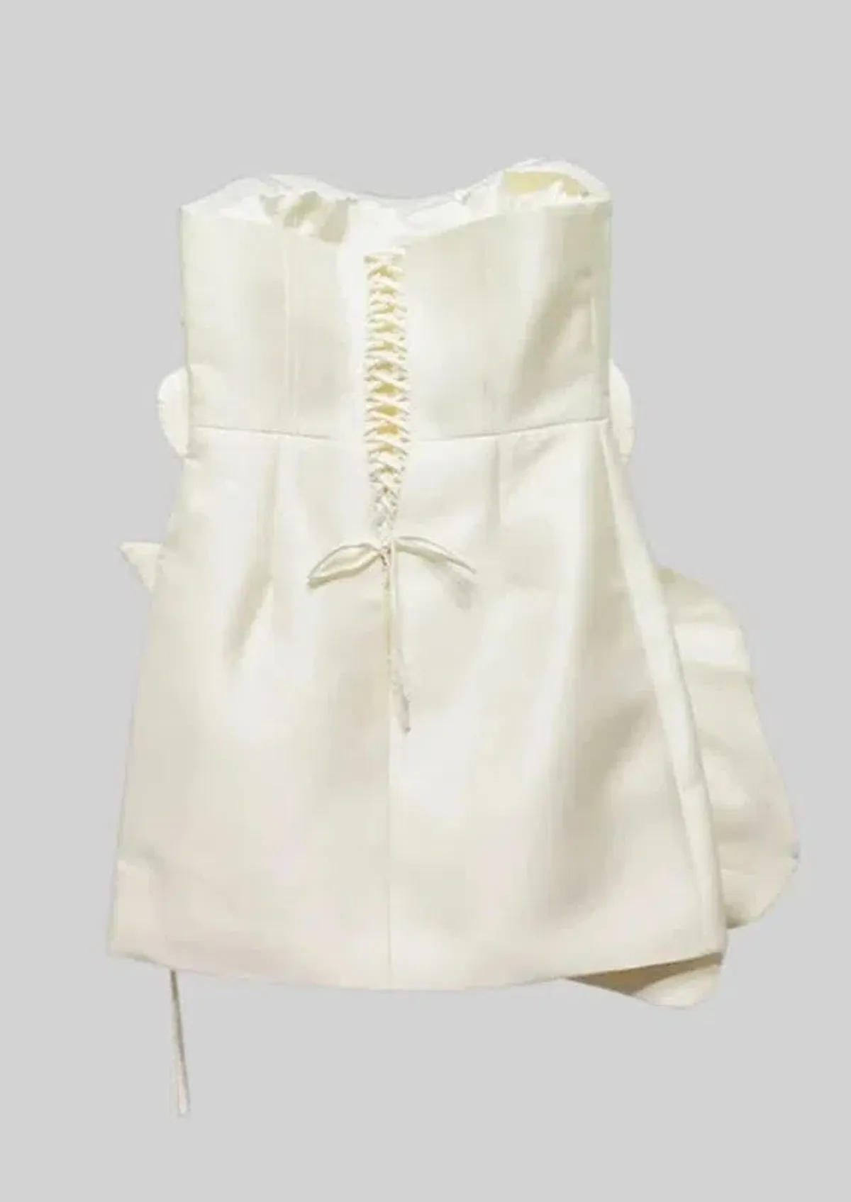 Mew Mews Anwen Flower Mini Dress Ivory Size 10 - Image 4