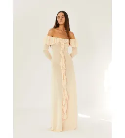 Arcina Ori Mila Dress Cream Size S/Au 8 for rent on The Volte - image 2