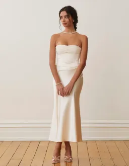 Arcina Ori Blair Bustier Beige Size S/Au 8  for rent on The Volte - image 1