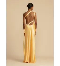 Arcina Ori Monique Dress Yellow Size 8  for rent on The Volte - image 2